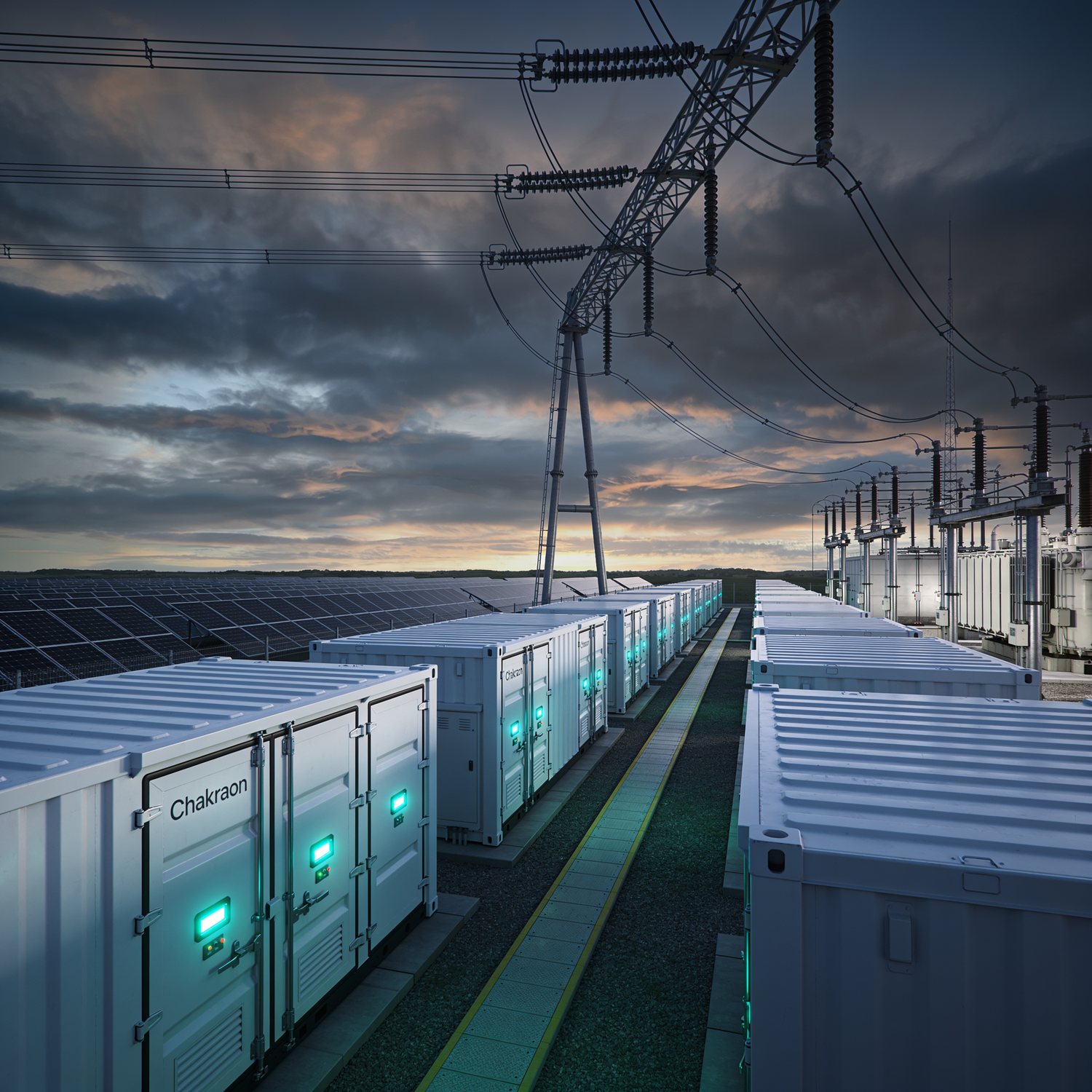 Grid-scale Chakraon battery energy storage facility